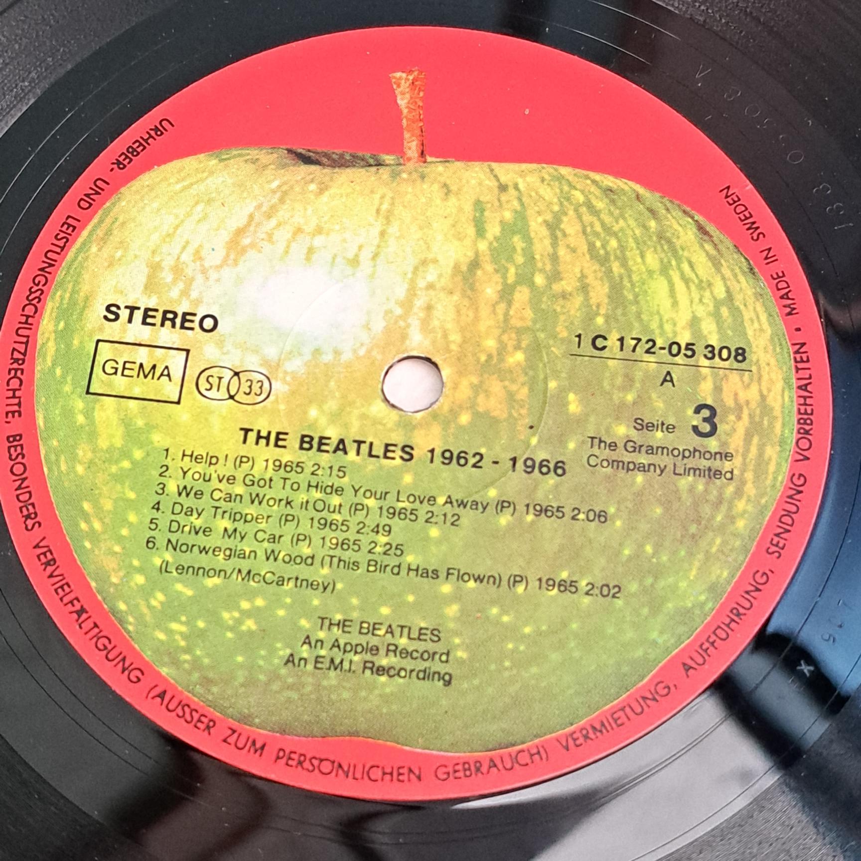 The Beatles – 1962-1966 Disc Vinil # SWEDEN - Hifi Audio Mix