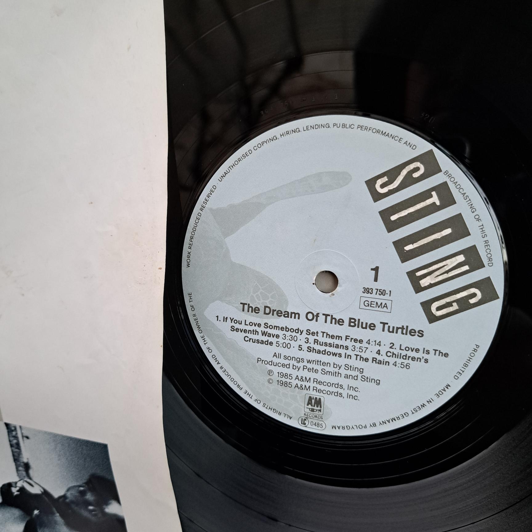 Sting – The Dream Of The Blue Turtles Disc VINIL LP VG VG+ - imagine 3