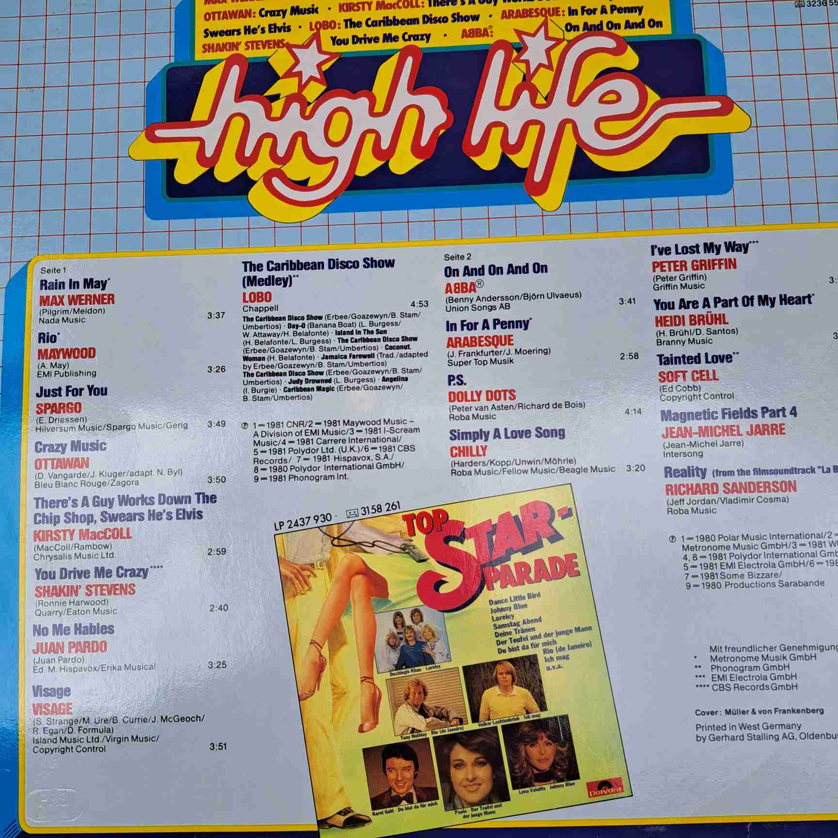 Kuschelrock 4 - Disc Vinil 3LP VG+ și 3 compilații de High Life, Dynamite, High Energy VG+ (73) - imagine 2