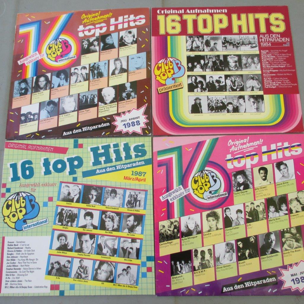 Various Artists : 4x Club Top 13 : Erasure, Kim Wilde, a-ha, Taylor Dayne, Sandra, Kylie Minogue, Blue System, Fancy, CC Catch, OMD, Depeche Mode ... B31