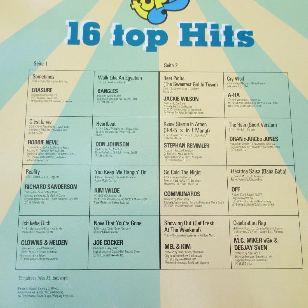 Various Artists : 4x Club Top 13 : Erasure, Kim Wilde, a-ha, Taylor Dayne, Sandra, Kylie Minogue, Blue System, Fancy, CC Catch, OMD, Depeche Mode ... B31 - imagine 2