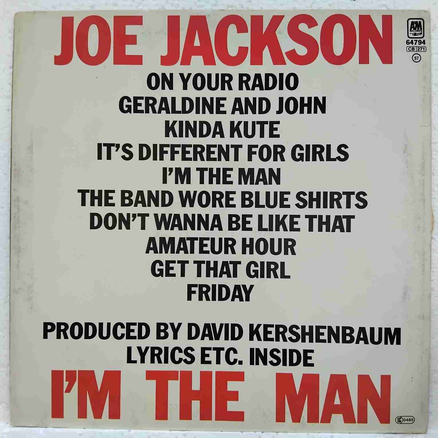 Joe Jackson – I'm The Man Disc VINIL LP - imagine 2