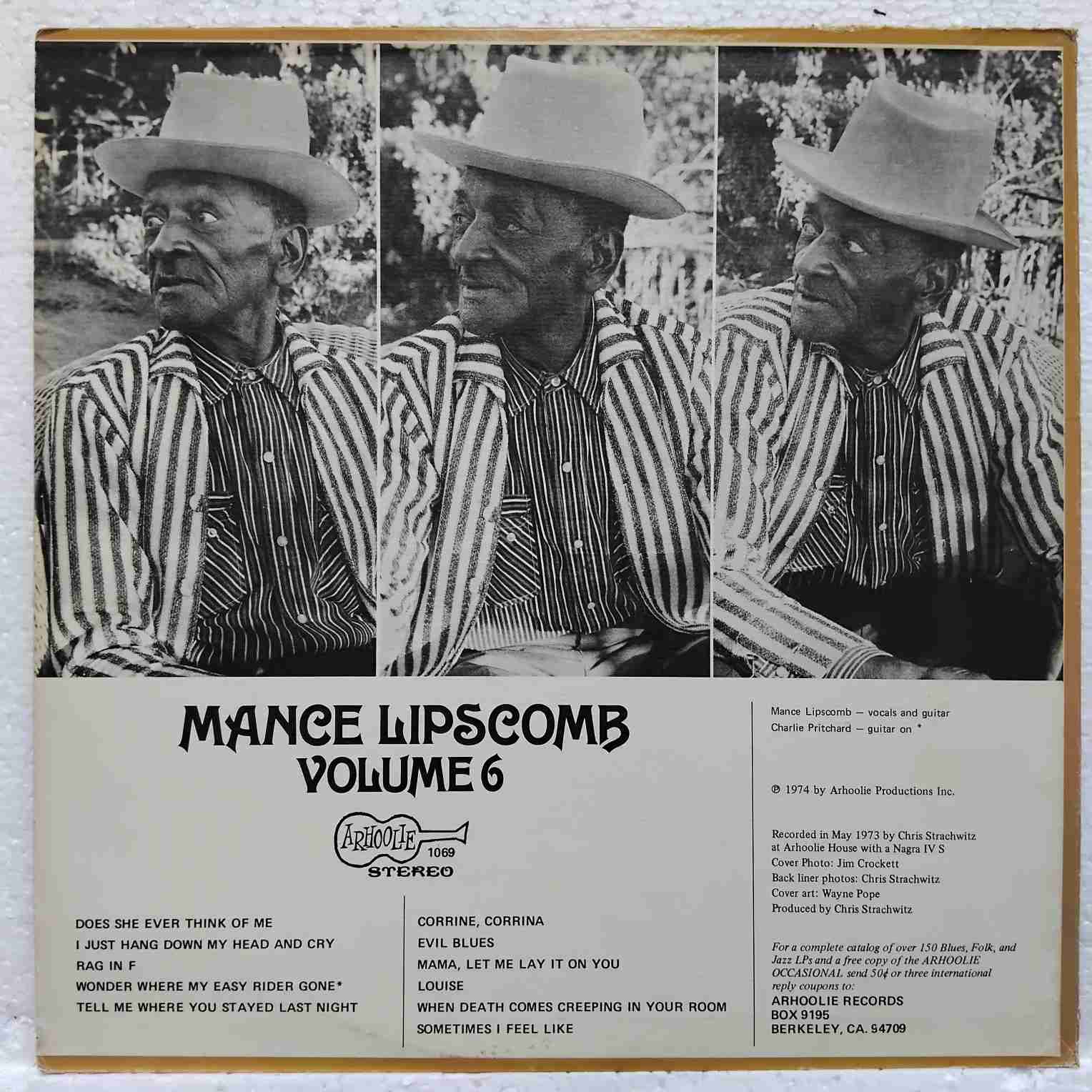 Mance Lipscomb – Mance Lipscomb Volume 6 Disc VINIL LP - imagine 2