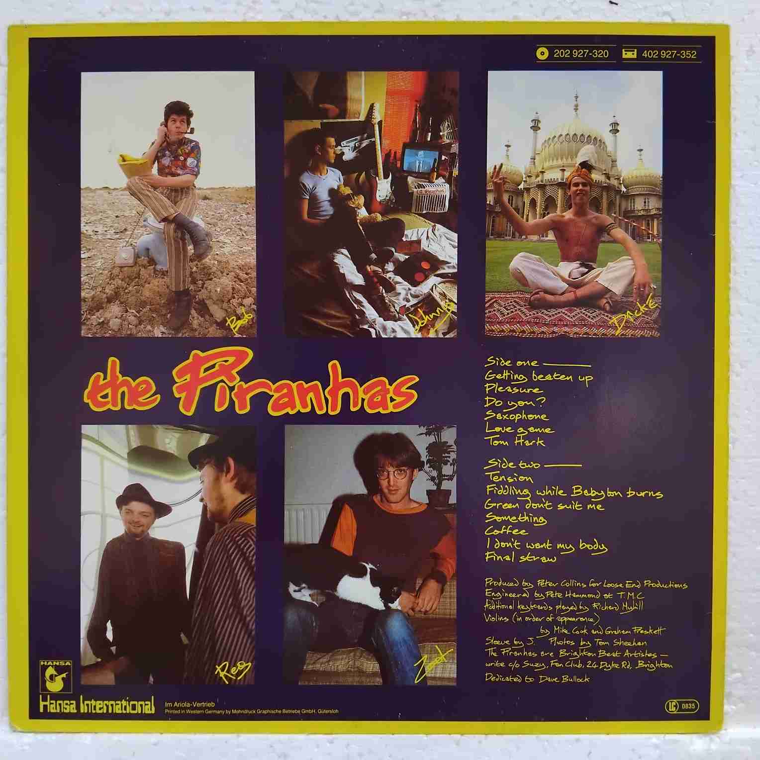 The Piranhas – The Piranhas Disc VINIL LP - imagine 2