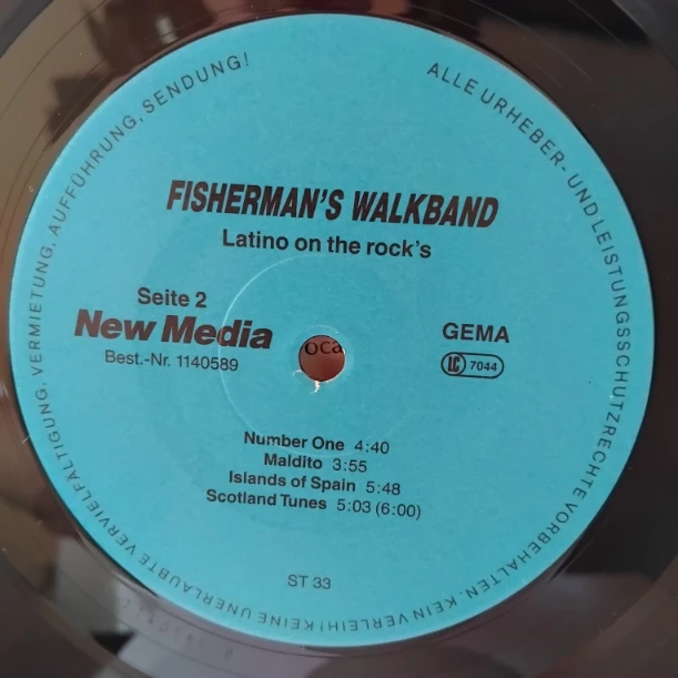Fisherman's Walkband – Latino On The Rocks Disc VINIL LP - imagine 3