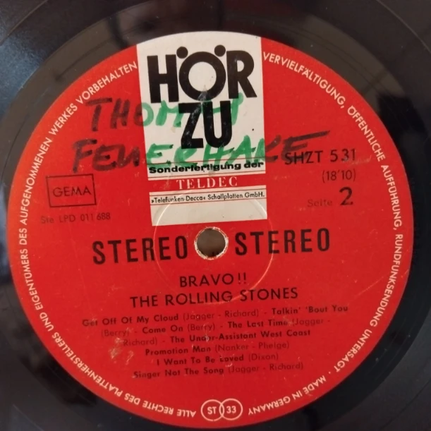 The Rolling Stones – Bravo Disc VINIL LP - imagine 3