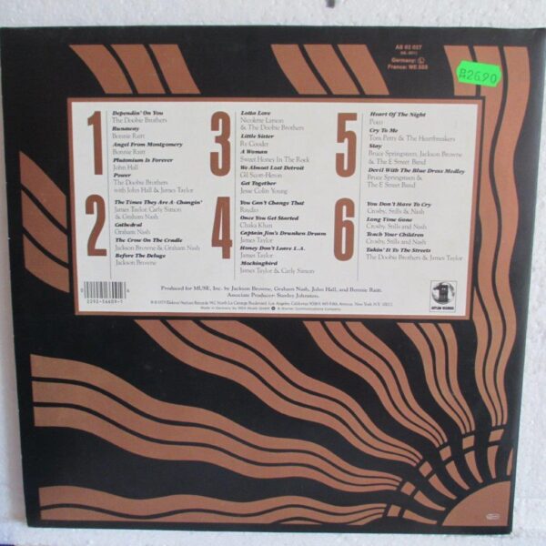 2CD！No Nukes - The Muse Concerts Various Artists – No Nukes – From The Muse Concerts For A Non