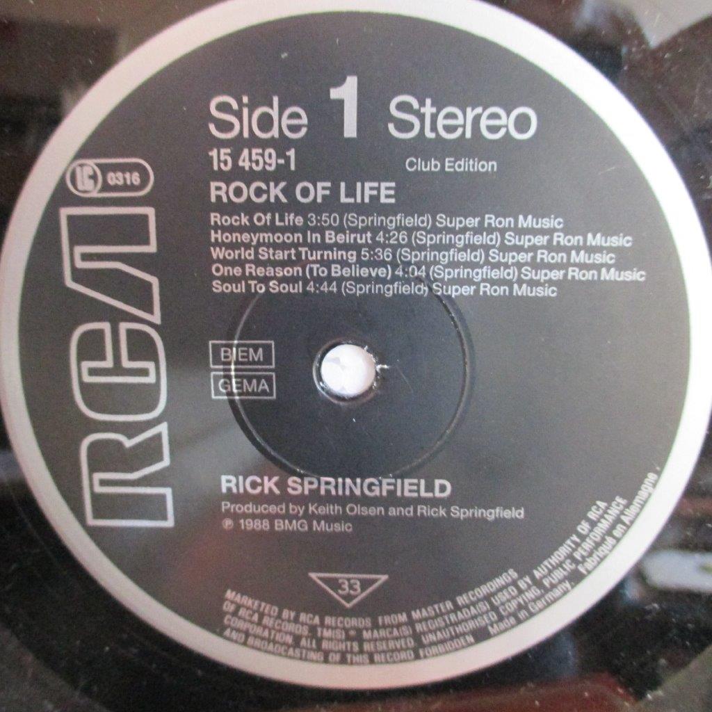 Rick Springfield – Rock Of Life – Hifi Audio Mix