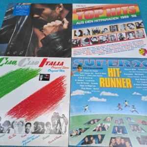 George Michael – Faith + 3 Compilații - George Michael, Whitney Houston, U2, Depeche Mode - Disc VINIL 4LP VG+