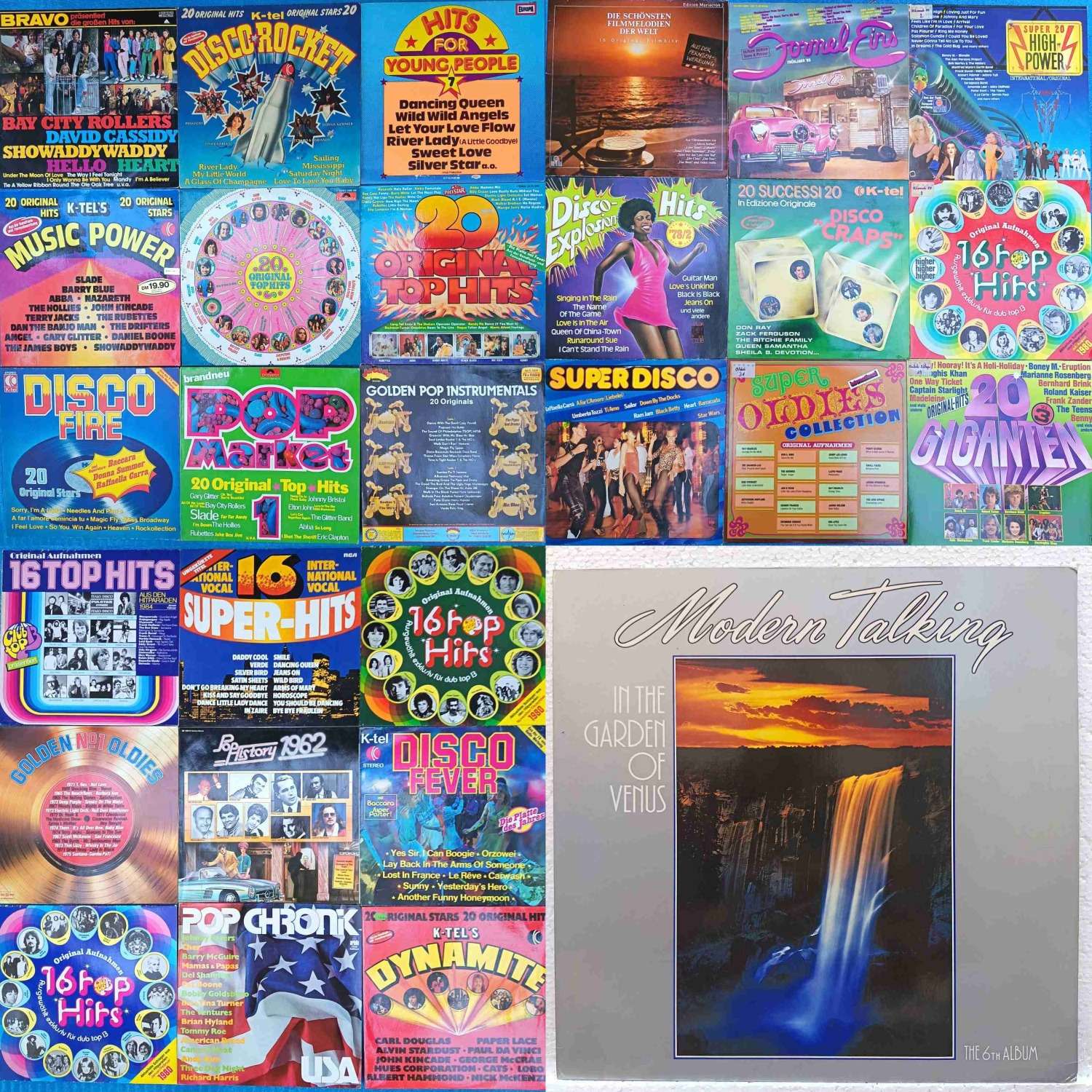 Modern Talking – In The Garden Of Venus - The 6th Album - Disc VINIL LP VG+ și 3 Viniluri Surpriză LP VG VG+