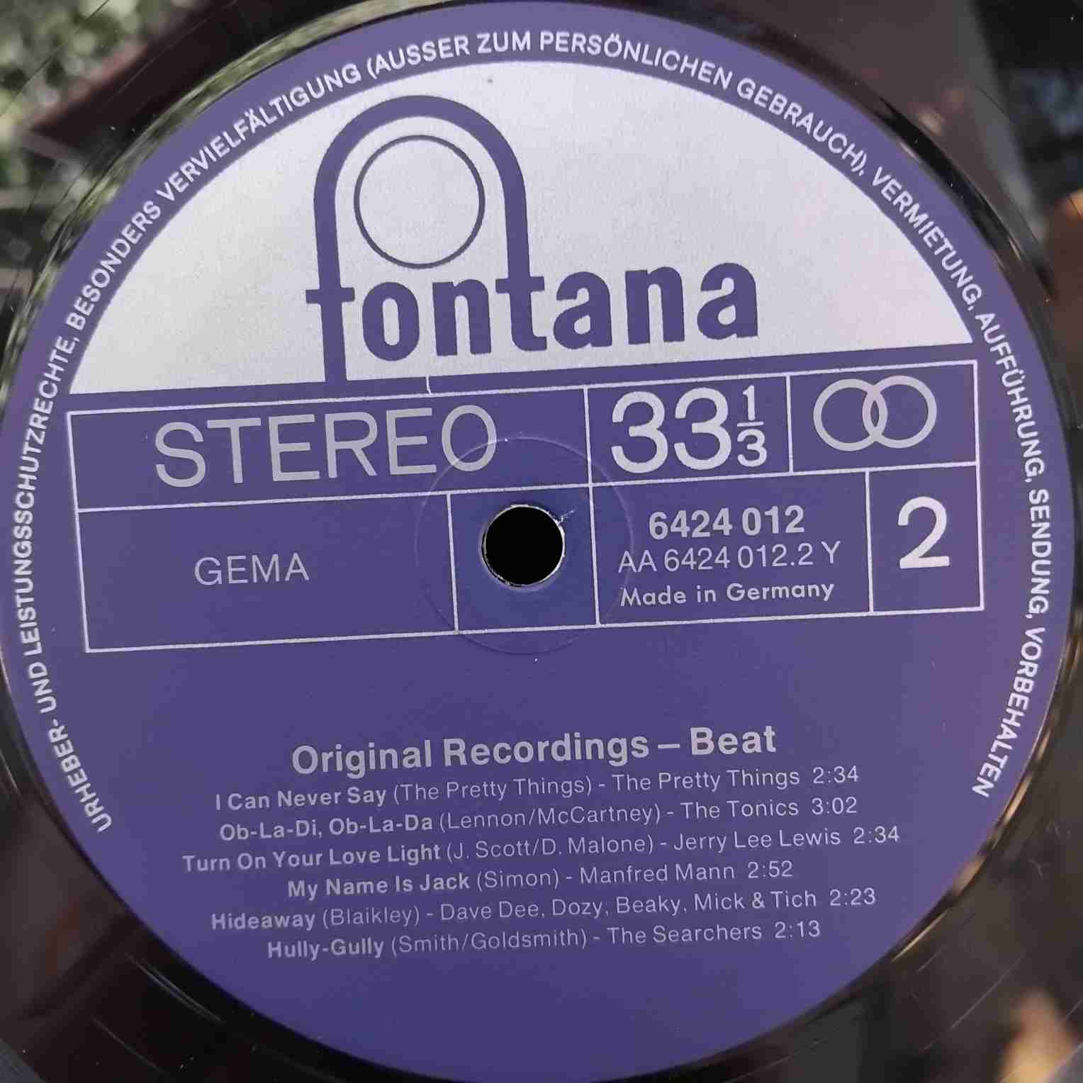 Original Recordings Beat - Jerry Lee Lewis, Manfred Mann, Dave Dee, Dozy, Beaky, Fats Domino - Disc Vinil LP VG+ - imagine 2