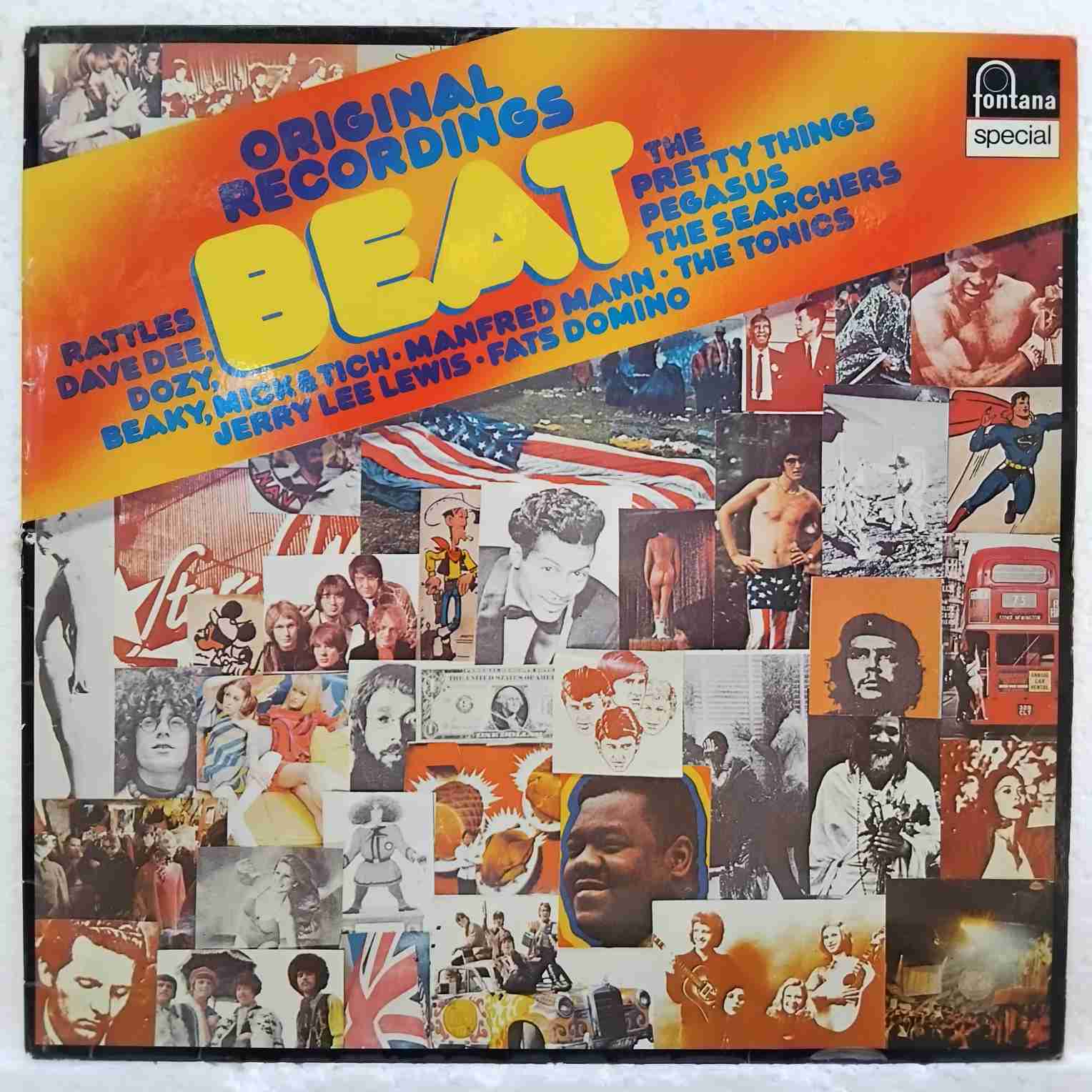 Original Recordings Beat - Jerry Lee Lewis, Manfred Mann, Dave Dee, Dozy, Beaky, Fats Domino - Disc Vinil LP VG+