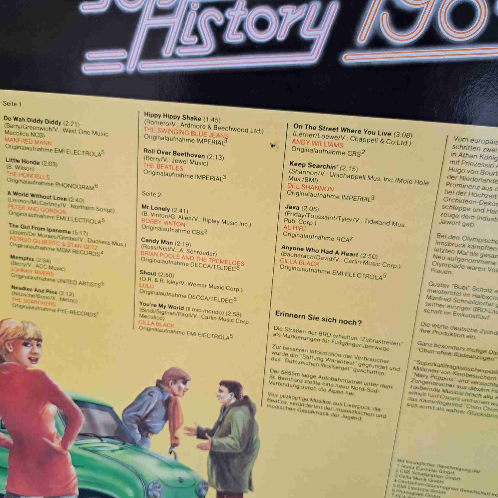 Pop History - The Beatles, Status Quo, Bee Gees, Donovan, Fleetwood Mac - Disc VINIL 4LP VG+ - imagine 3