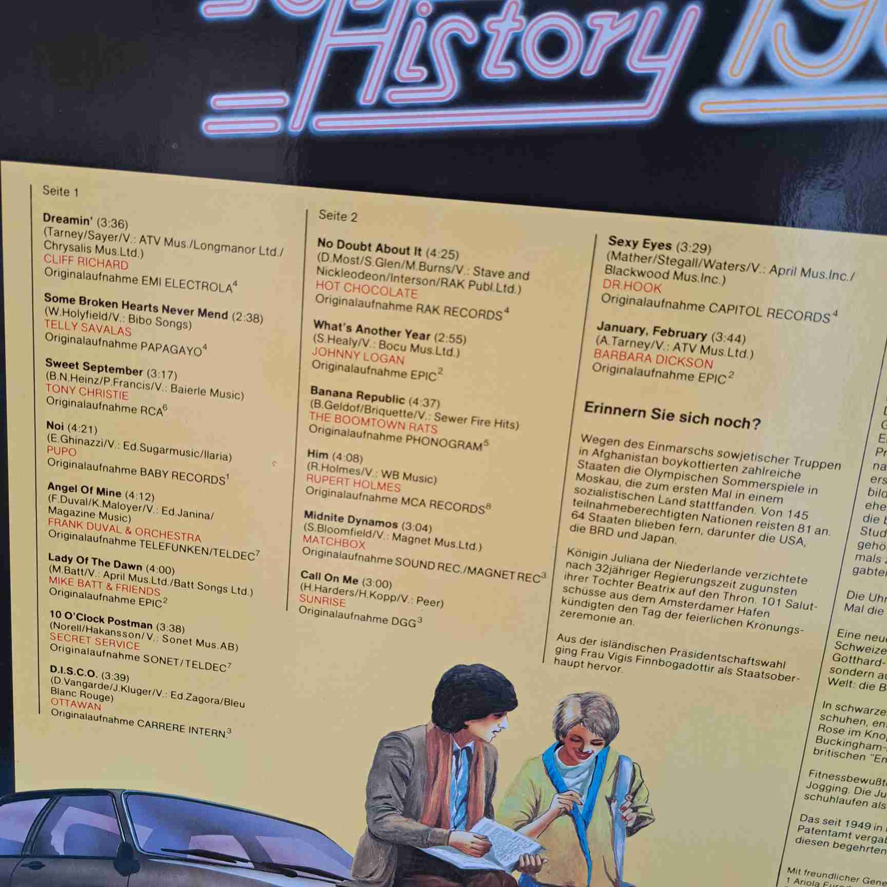 Pop History - The Beatles, Status Quo, Bee Gees, Donovan, Fleetwood Mac - Disc VINIL 4LP VG+ - imagine 4