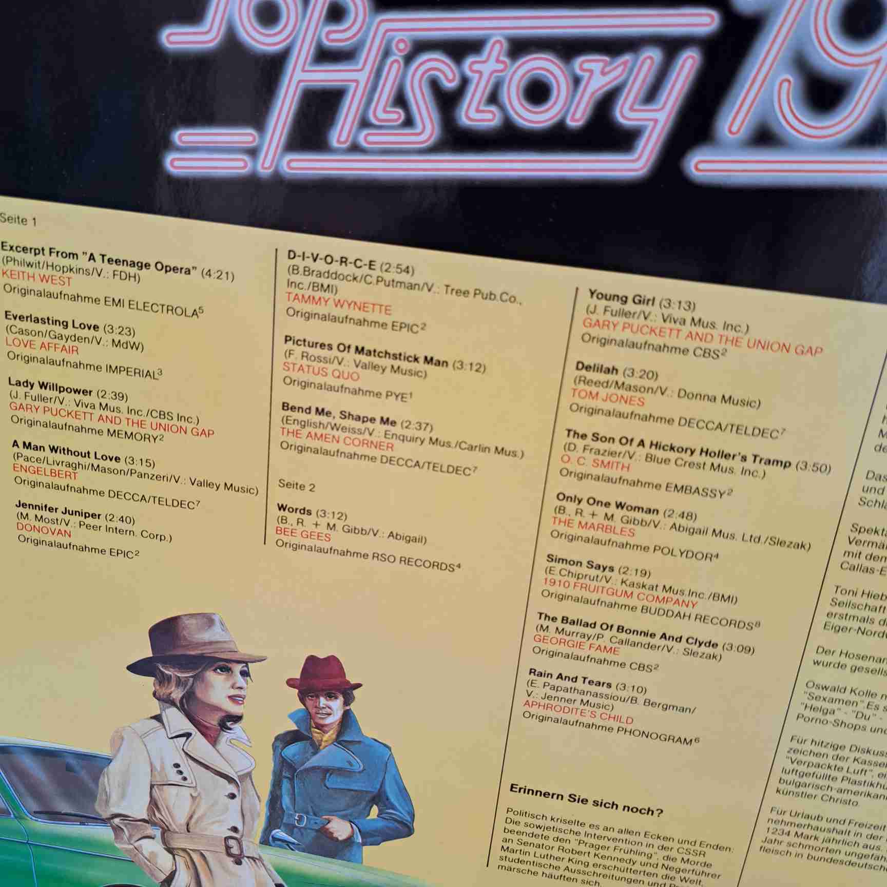 Pop History - The Beatles, Status Quo, Bee Gees, Donovan, Fleetwood Mac - Disc VINIL 4LP VG+ - imagine 2