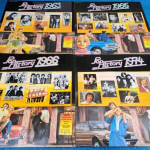 Pop History - Eric Clapton, Paul Anka, Donovan, The Beach Boys, Johnny Cash - Disc VINIL 4LP EX