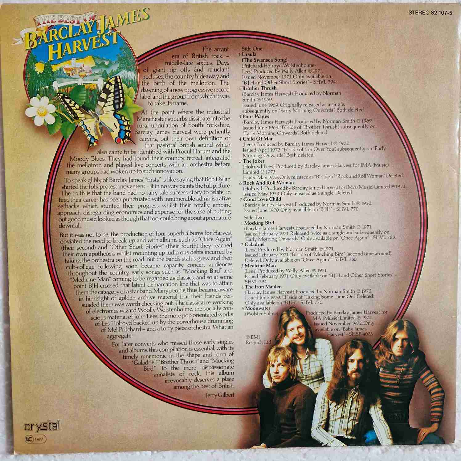 Barclay James Harvest – The Best Of Barclay James Harvest Disc vinil LP - imagine 2