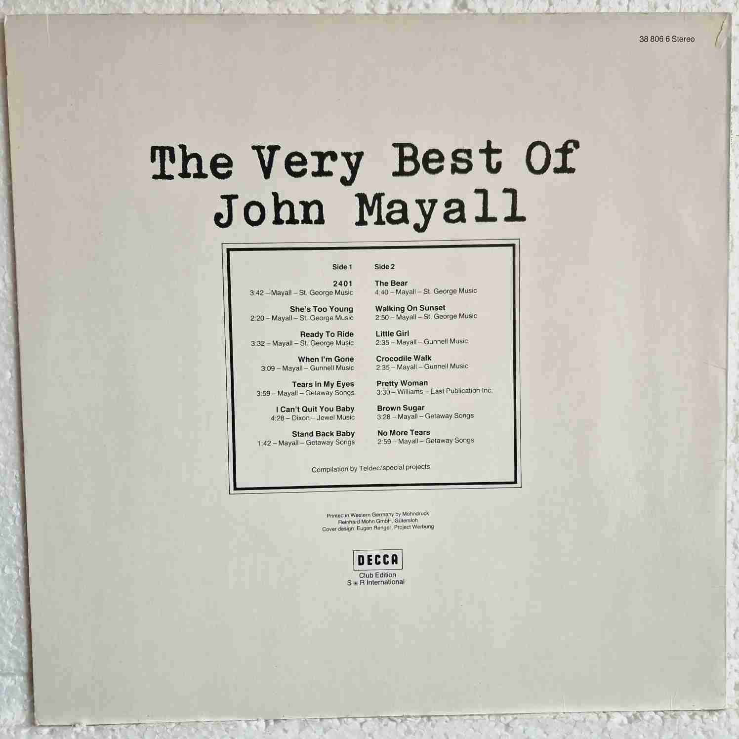 John Mayall – The Very Best Of John Mayall Disc vinil LP - imagine 2