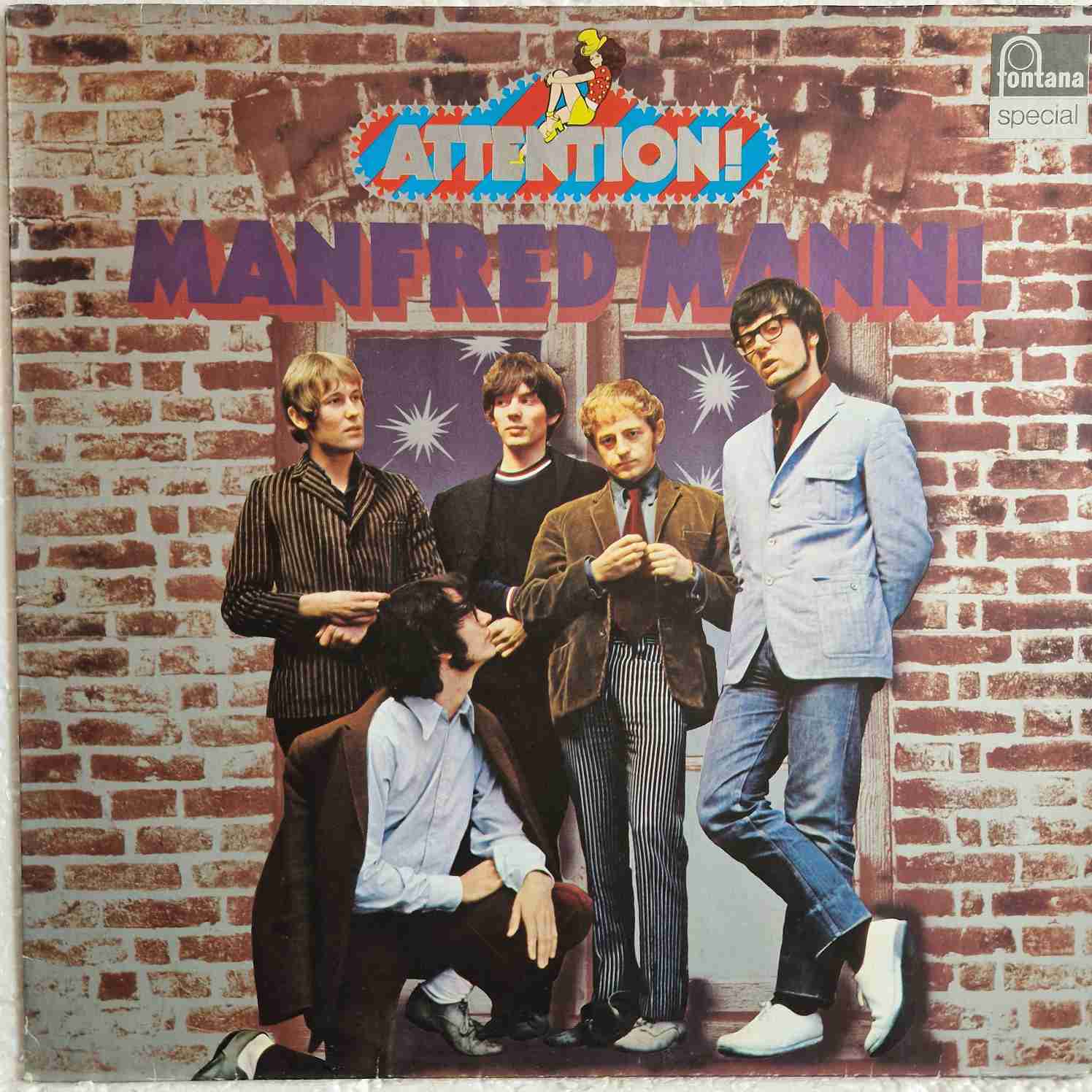 Manfred Mann – Attention! Manfred Mann! Disc vinil LP