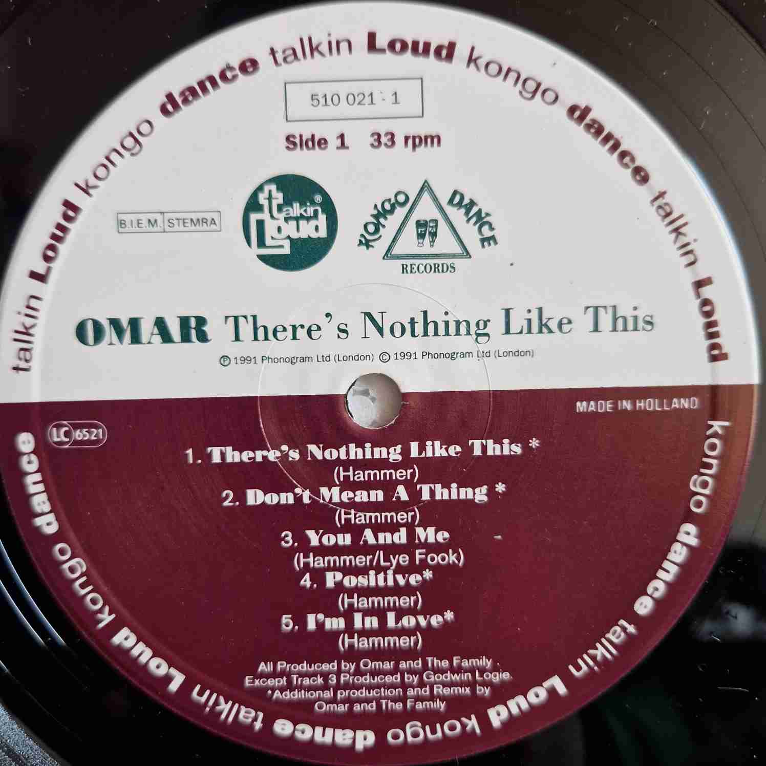 Omar – There's Nothing Like This Disc vinil LP - imagine 3