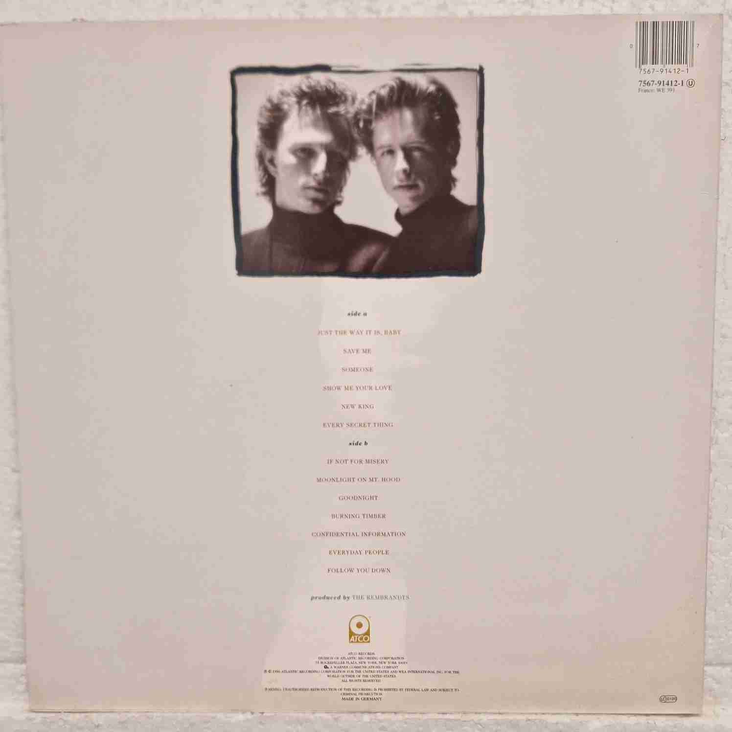 The Rembrandts – The Rembrandts Disc vinil LP - imagine 2