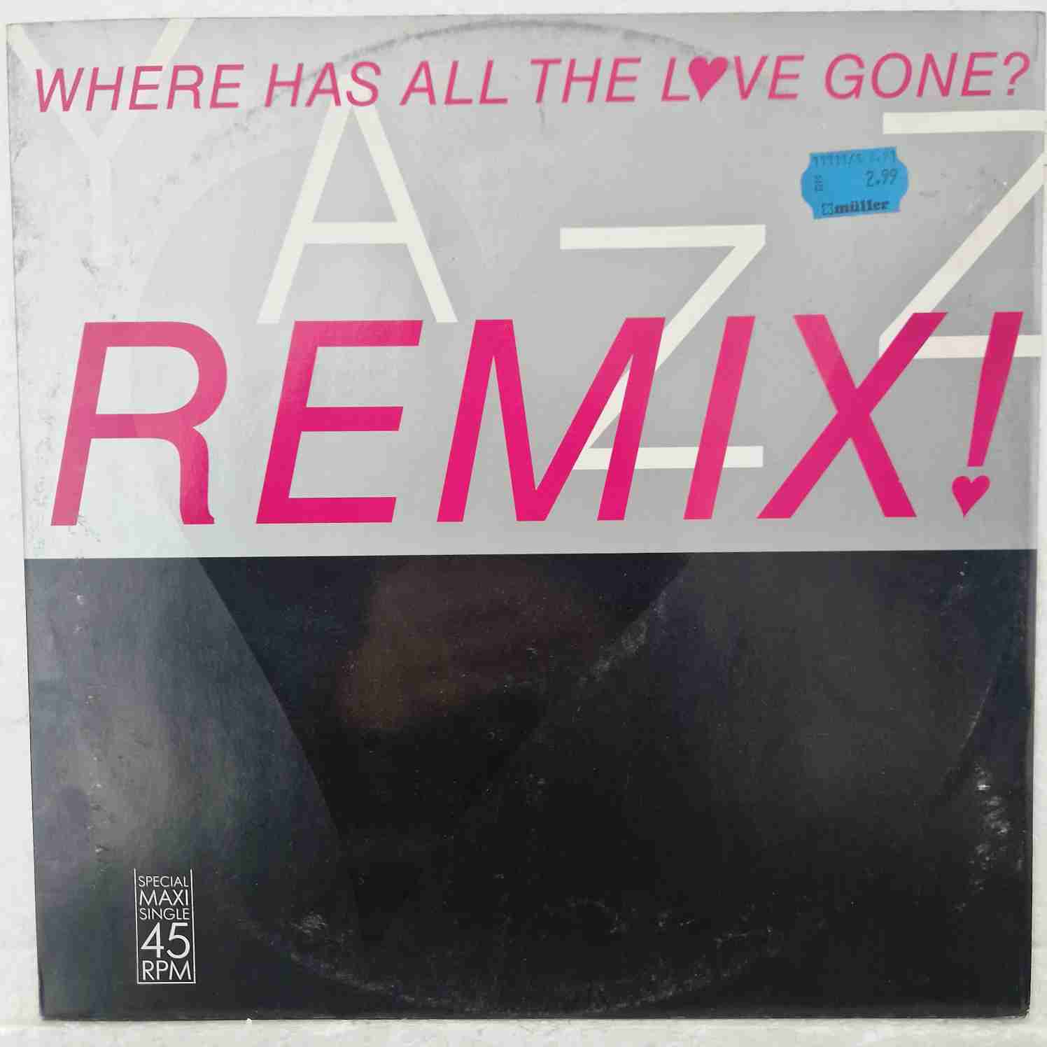 Yazz – Where Has All The Love Gone? (Remix!) 12", 45 RPM, Maxi-Single